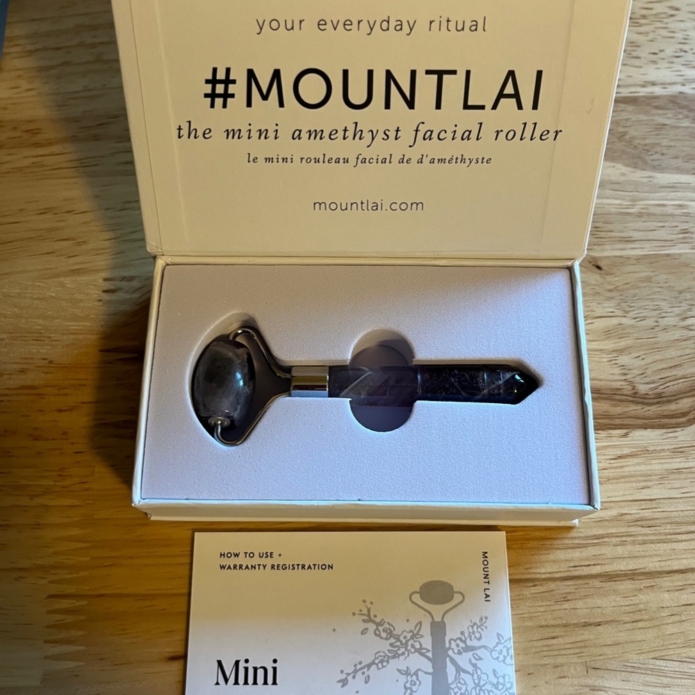 Small Amethyst Facial Roller-New-Mount Lai